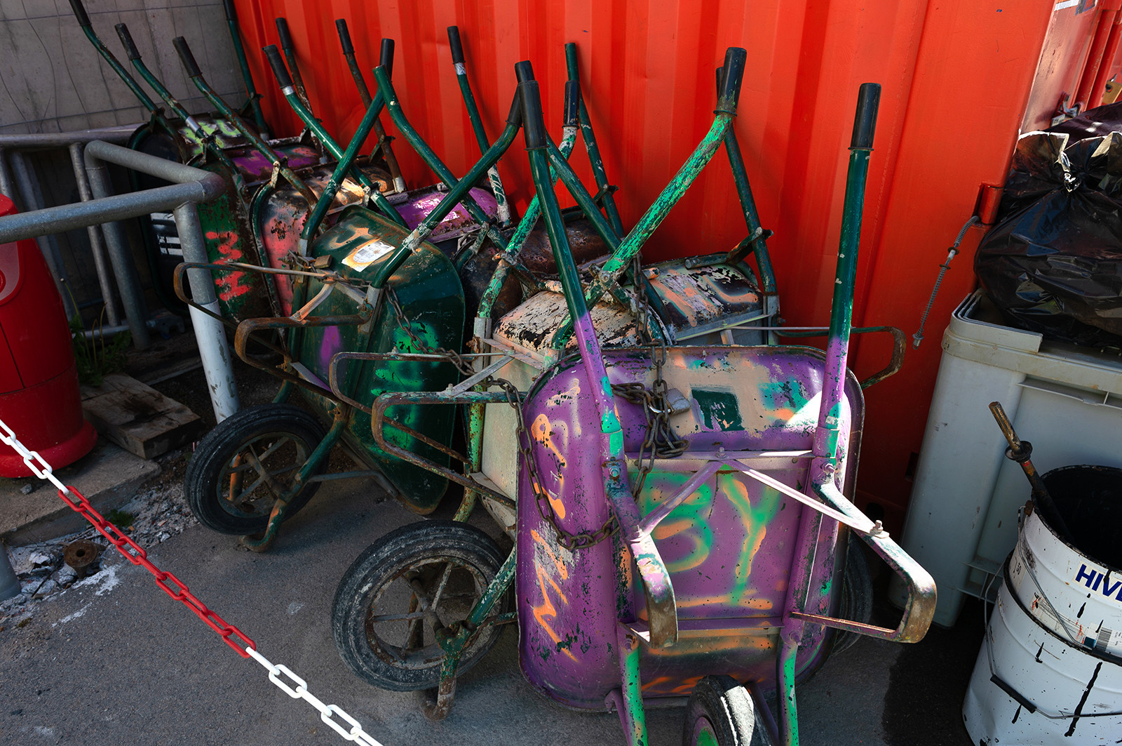 Reportages sur le site nucléaire EPR à Flamanville (Cotentin).