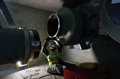 Reportages sur le site nucléaire EPR à Flamanville (Cotentin).