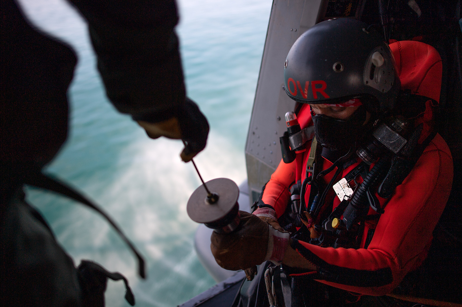L'hélicoptère Caïman de la 33F en exercice