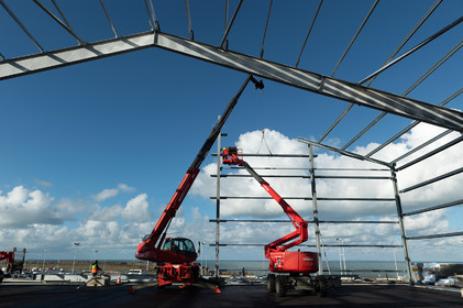 Reportages sur le site nucléaire EPR à Flamanville (Cotentin)