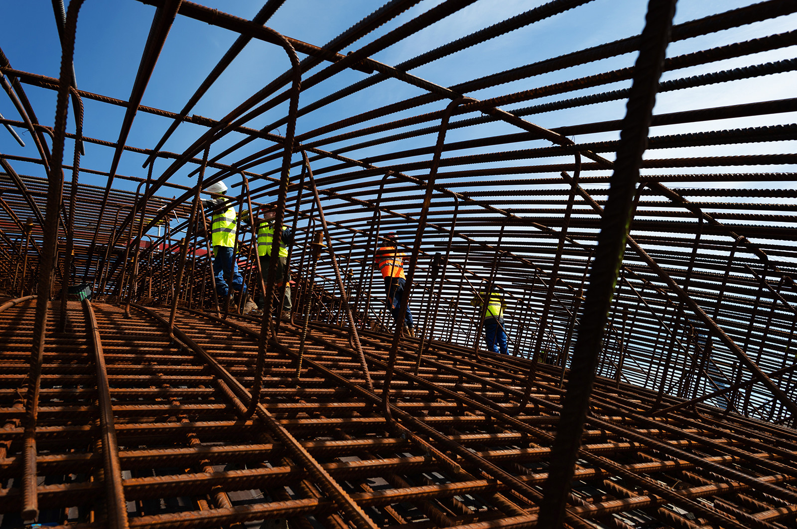 Reportages sur le site nucléaire EPR à Flamanville (Cotentin).