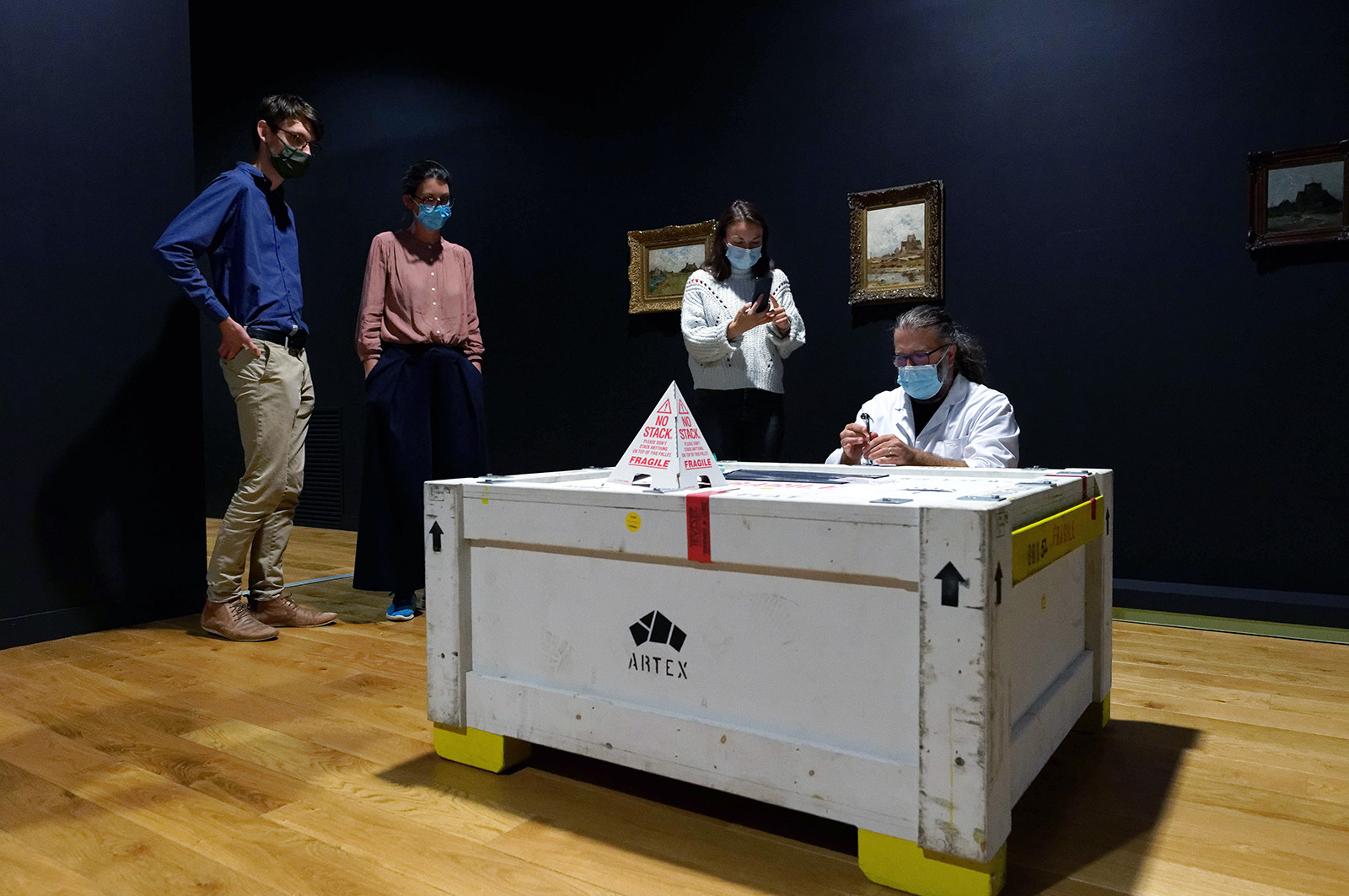 Une aquarelle de Berthe Morisot (1871) au musée Thomas Henry à Cherbourg-en-Cotentin