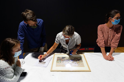 Une aquarelle de Berthe Morisot (1871) au musée Thomas Henry à Cherbourg-en-Cotentin