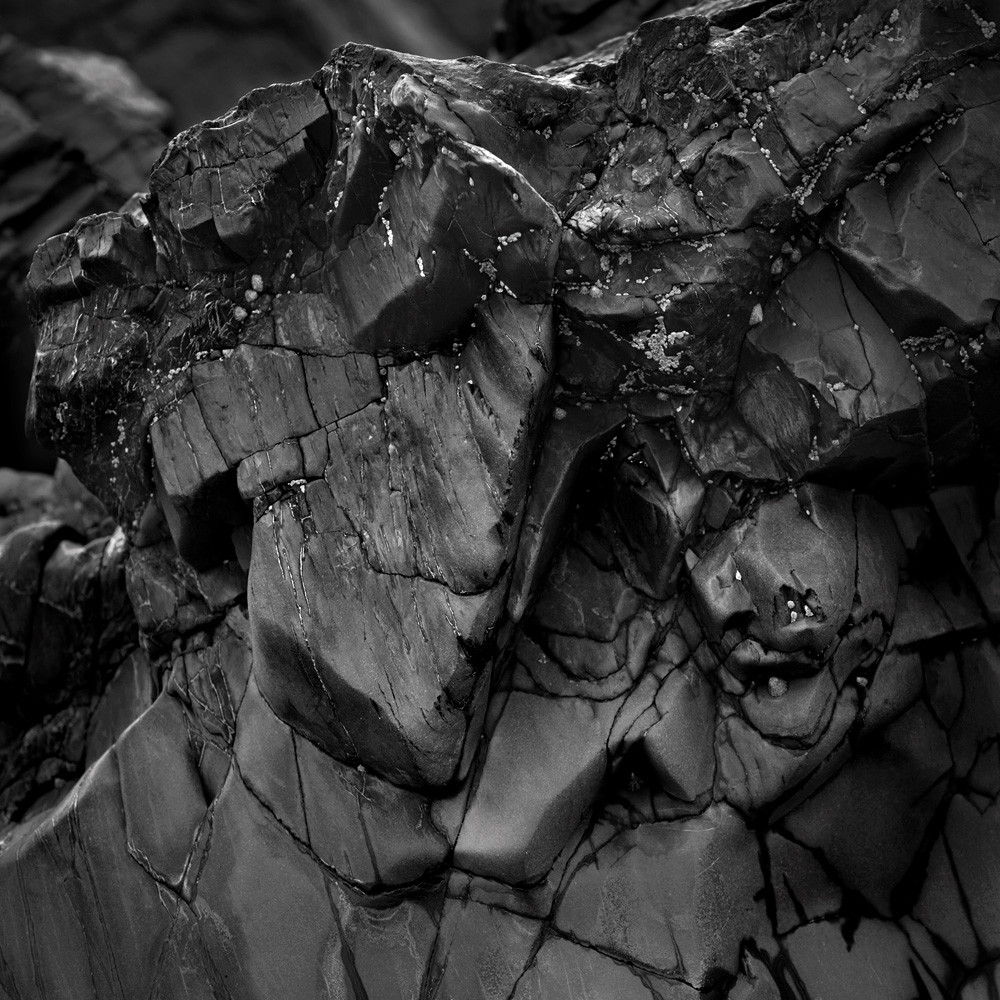 Cette exposition fût présentée lors du mois de la photographie à Equeurdreville (Cotentin) en 2014.Comme un tailleur de pierre, la nature a façonné un monde imaginaire, transformant le paysage en une oeuvre d’art équilibrée et contrôlée. Je n’ai photographié que ceux qui me parlaient, comme des apparitions fantasmagoriques, un clin d’oeil, un frisson, un sourire complice. Libre à vous de découvrir ces formes secrètes, ces visages sculptés par les éléments aux traits parfois révélateurs.