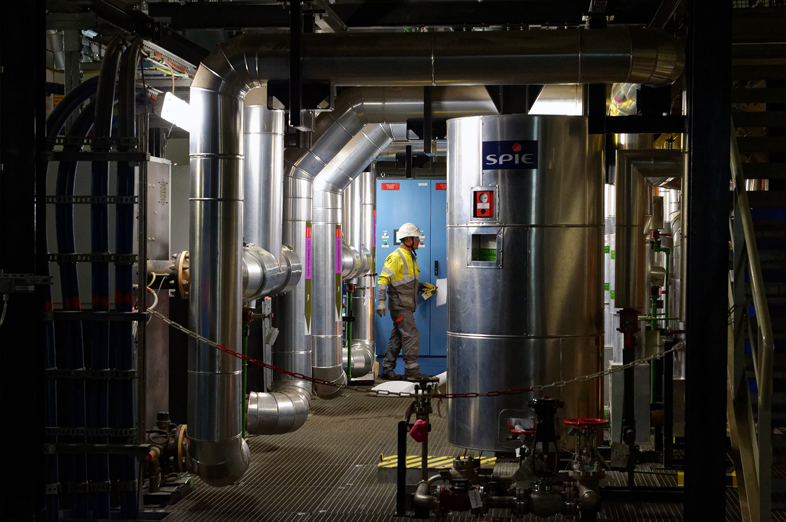 Reportages sur le site nucléaire EPR à Flamanville (Cotentin)