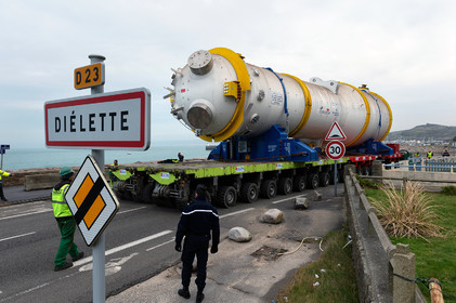 Reportages sur le site nucléaire EPR à Flamanville (Cotentin)