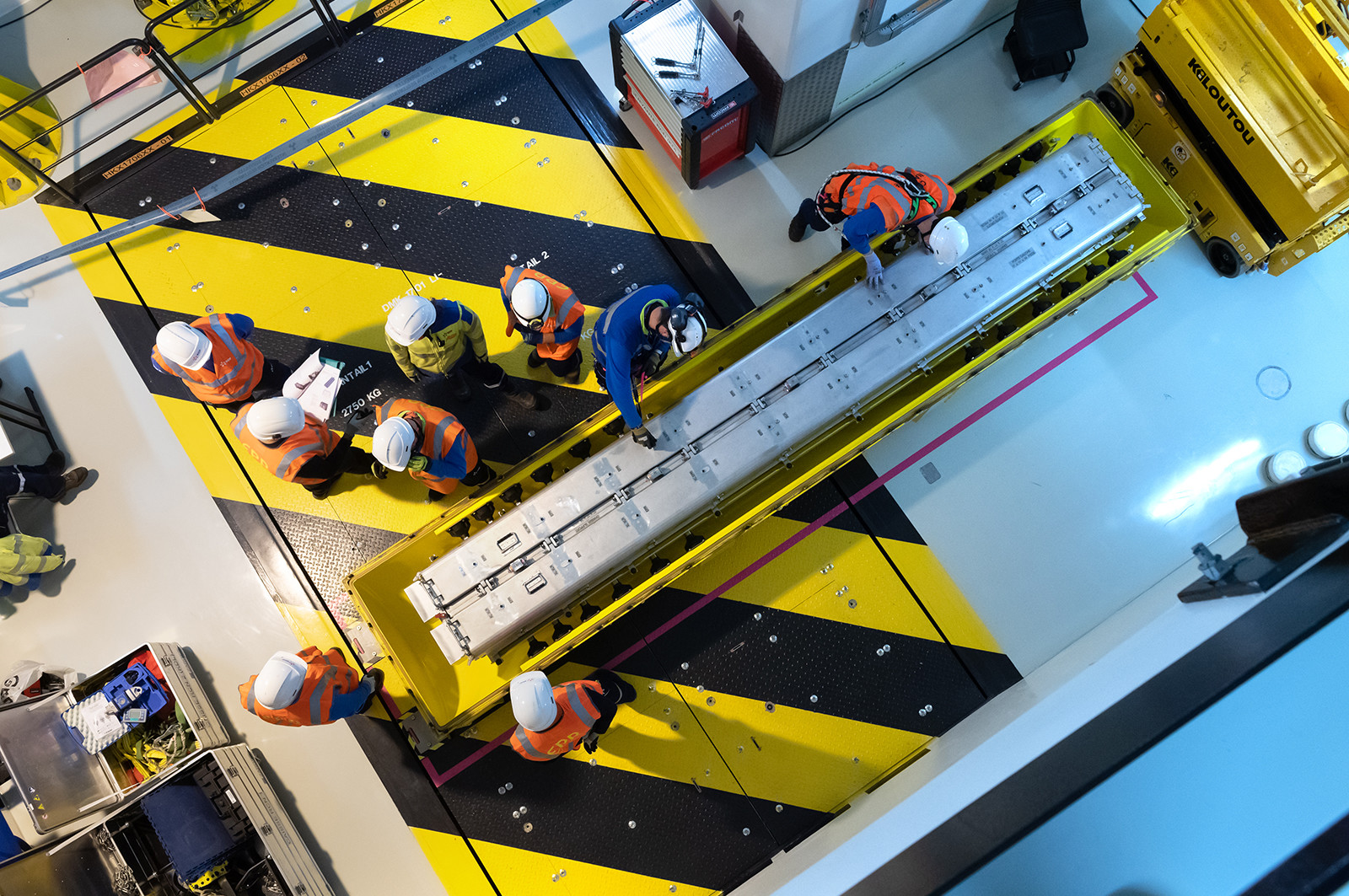 Reportages sur le site nucléaire EPR à Flamanville (Cotentin)