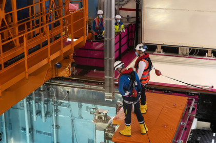 Reportages sur le site nucléaire EPR à Flamanville (Cotentin)