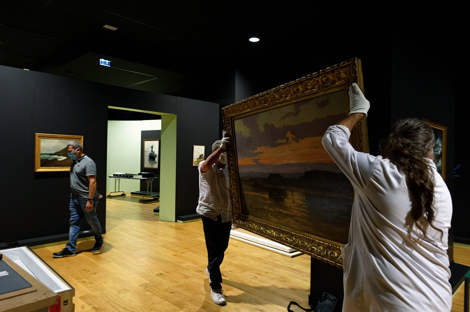 Une aquarelle de Berthe Morisot (1871) au musée Thomas Henry à Cherbourg-en-Cotentin