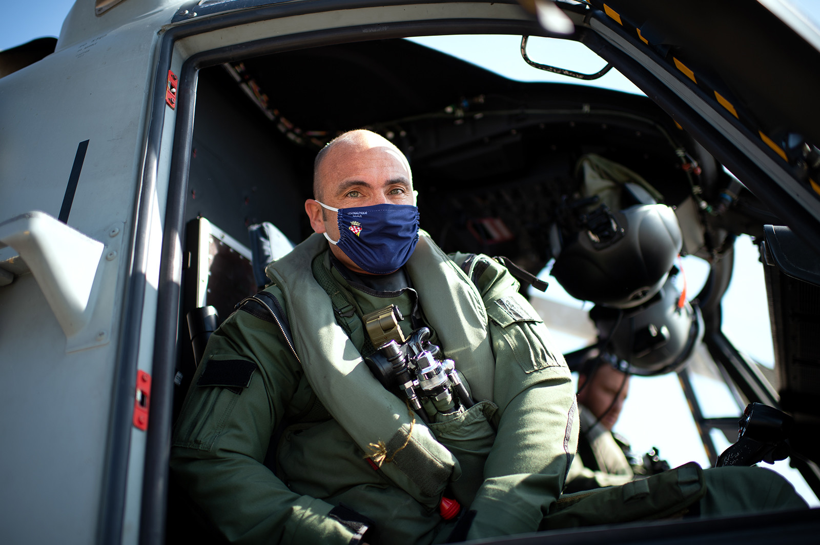 L'hélicoptère Caïman de la 33F en exercice