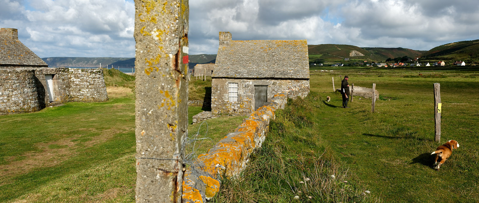 Le village de Vauville fait partie des sites classés de la Hague, Cap Cotentin. Les Pierres Pouquelées, galerie néolithique, sont un témoignage de l'Antiquité.La mare de Vauville est une réserve naturelle. Créée en 1976 c'est l'une des 135 réserves naturelles de France. Géré par le Groupe Ornithologique Normand depuis 1983, c'est un marais d'eau douce protégé de la mer par un étroit cordon dunaire. La mare de Vauville fait 62 ha, il y a plus de 150 espèces d'oiseaux ainsi que de 350 plantes et 16 espèces de batraciens.Un édifice autrefois religieux domine le village. C'est le prieuré de Vauville construit dans les landes, sur le haut d'une colline.Créé par Eric et Nicole Pellerin en 1947, l'exceptionnel jardin botanique du château de Vauville occupe plus de 40 000 m2. Abritant plus de 1000 espèces de l'hémisphère austral, le jardin entoure le château de Vauville dans une ambiance subtropicale tout à fait surprenante.
