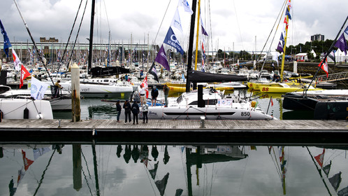 La Drheam Cup, grand prix de France de course au large, au départ de Cherbourg-en-Cotentin.
