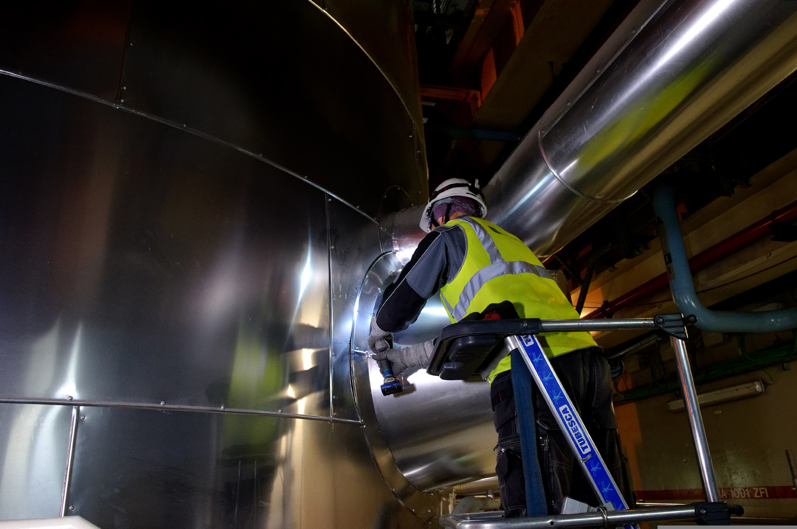 Reportages sur le site nucléaire EPR à Flamanville (Cotentin)