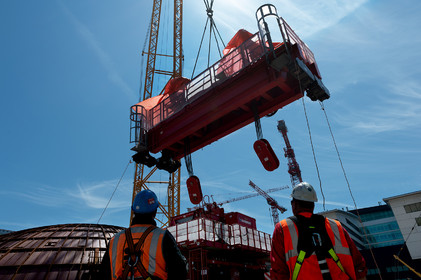 Reportages sur le site nucléaire EPR à Flamanville (Cotentin).