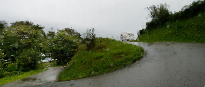 Une journée pluvieuse dans la Hague