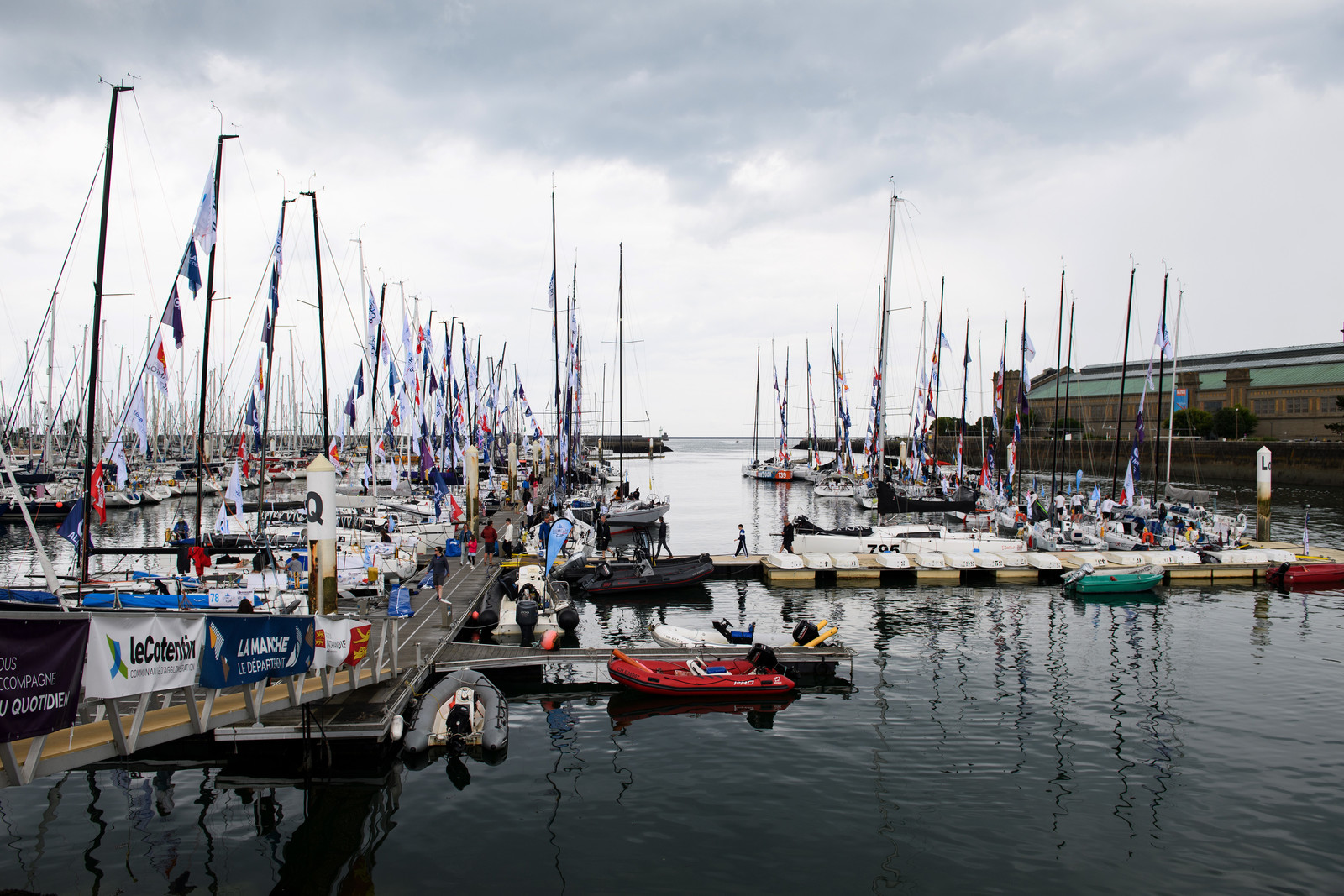 La Drheam Cup, grand prix de France de course au large, au départ de Cherbourg-en-Cotentin.