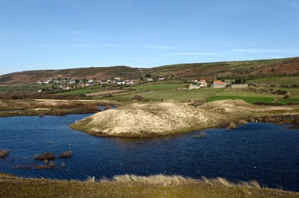 Le village de Vauville fait partie des sites classés de la Hague, Cap Cotentin. Les Pierres Pouquelées, galerie néolithique, sont un témoignage de l'Antiquité.La mare de Vauville est une réserve naturelle. Créée en 1976 c'est l'une des 135 réserves naturelles de France. Géré par le Groupe Ornithologique Normand depuis 1983, c'est un marais d'eau douce protégé de la mer par un étroit cordon dunaire. La mare de Vauville fait 62 ha, il y a plus de 150 espèces d'oiseaux ainsi que de 350 plantes et 16 espèces de batraciens.Un édifice autrefois religieux domine le village. C'est le prieuré de Vauville construit dans les landes, sur le haut d'une colline.Créé par Eric et Nicole Pellerin en 1947, l'exceptionnel jardin botanique du château de Vauville occupe plus de 40 000 m2. Abritant plus de 1000 espèces de l'hémisphère austral, le jardin entoure le château de Vauville dans une ambiance subtropicale tout à fait surprenante.