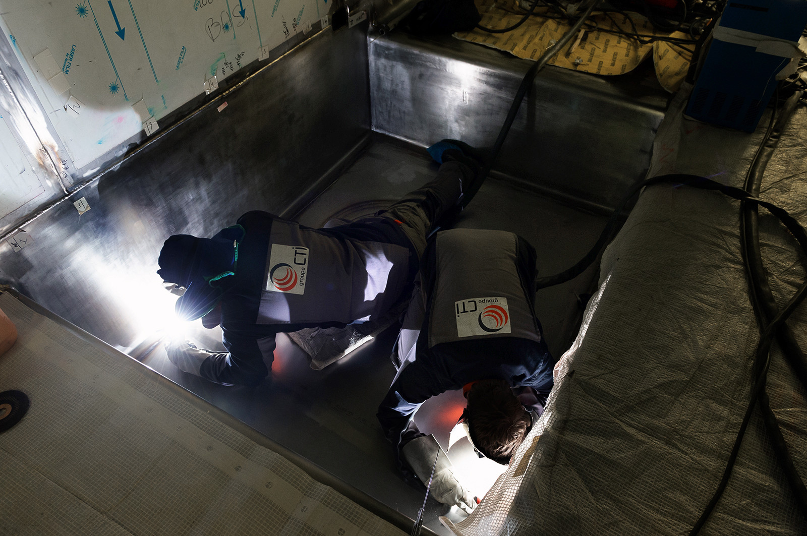 Reportages sur le site nucléaire EPR à Flamanville (Cotentin)