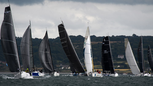 La Drheam Cup, grand prix de France de course au large, au départ de Cherbourg-en-Cotentin.