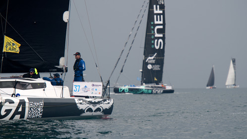 La Drheam Cup, grand prix de France de course au large, au départ de Cherbourg-en-Cotentin.