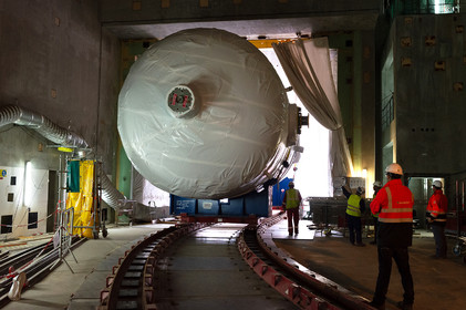 Reportages sur le site nucléaire EPR à Flamanville (Cotentin).