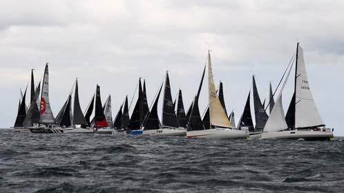 La Drheam Cup, grand prix de France de course au large, au départ de Cherbourg-en-Cotentin.