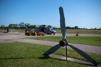 L'hélicoptère Caïman de la 33F en exercice