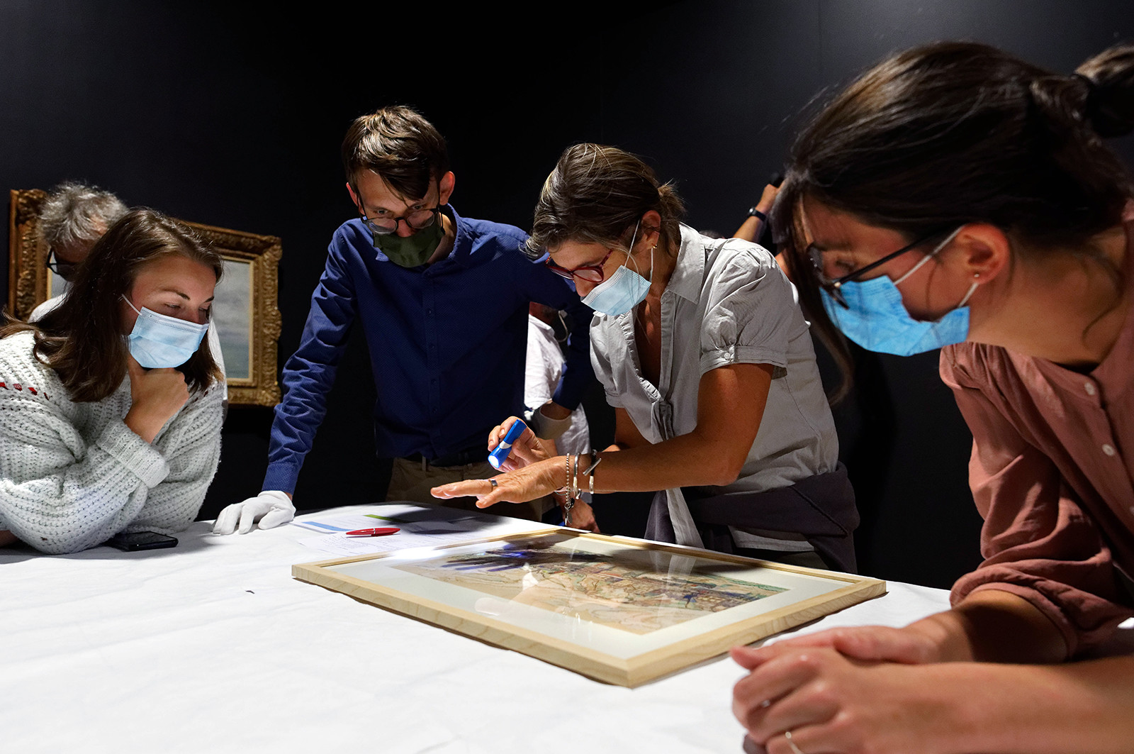 Une aquarelle de Berthe Morisot (1871) au musée Thomas Henry à Cherbourg-en-Cotentin
