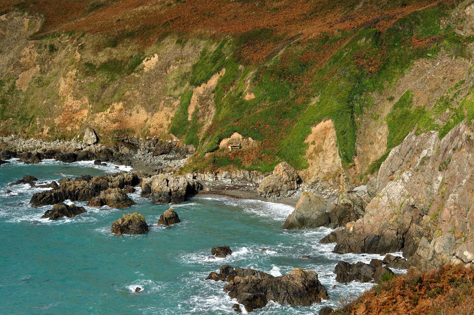 Situé sur la commune de Jobourg (Manche), le Nez de Jobourg s'élève à 126 mètres de haut, classé parmi les plus hautes d'Europe.En empruntant le sentier des douaniers, le promeneur voit la nature se décliner sous toutes ses formes,Le Nez de Jobourg offre un panorama exceptionnel, du cap de la Hague jusqu'au cap de Flamanville, ainsi que sur les îles Anglo-Normandes.