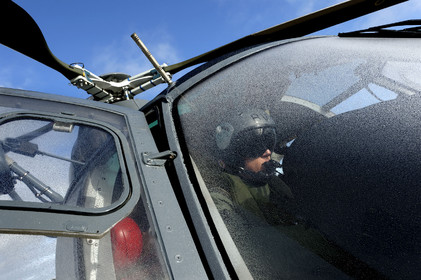 L'hélicoptère Dauphin SP (service public) de la marine constitue l'un des principaux moyens d'intervention à la disposition du CROSS pour les opérations de sauvetage en mer.L'équipage d'un Dauphin SP, c'est 6 personnes : aux 4 navigants qui sont à bord de l'appareil pour chaque mission (pilote, copilote, mécanicien de bord treuilliste et plongeur) s'ajoutent 2 techniciens, qui restent à terre et sont chargés de l'entretien de la machine. Depuis janvier 2013, au terme de 23 ans de service à Cherbourg-en-Cotentin, le Dauphin SP a cédé sa place à un nouvel appareil, plus imposant et de conception beaucoup plus récente : un EC 225.