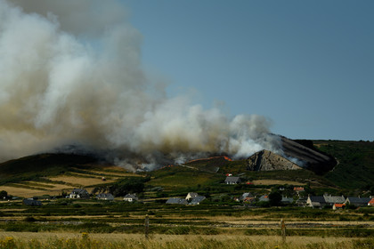 Incendie dans la Hague