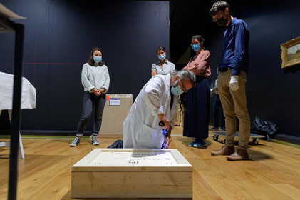 Une aquarelle de Berthe Morisot (1871) au musée Thomas Henry à Cherbourg-en-Cotentin