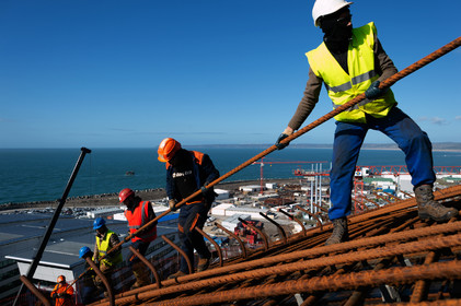 Reportages sur le site nucléaire EPR à Flamanville (Cotentin).