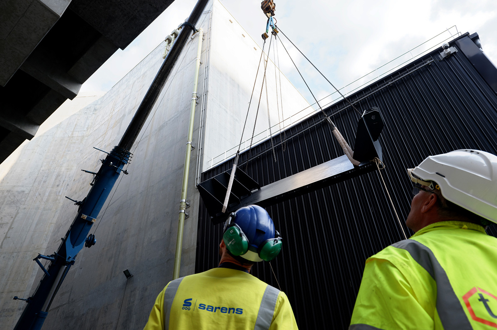 Reportages sur le site nucléaire EPR à Flamanville (Cotentin)