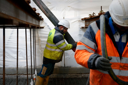 Reportages sur le site nucléaire EPR à Flamanville (Cotentin)