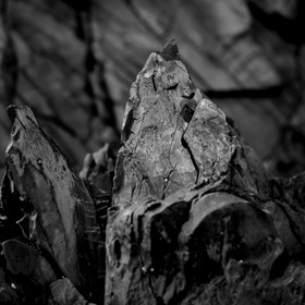 Cette exposition fût présentée lors du mois de la photographie à Equeurdreville (Cotentin) en 2014.Comme un tailleur de pierre, la nature a façonné un monde imaginaire, transformant le paysage en une oeuvre d’art équilibrée et contrôlée. Je n’ai photographié que ceux qui me parlaient, comme des apparitions fantasmagoriques, un clin d’oeil, un frisson, un sourire complice. Libre à vous de découvrir ces formes secrètes, ces visages sculptés par les éléments aux traits parfois révélateurs.