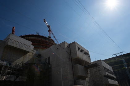 Reportages sur le site nucléaire EPR à Flamanville (Cotentin).