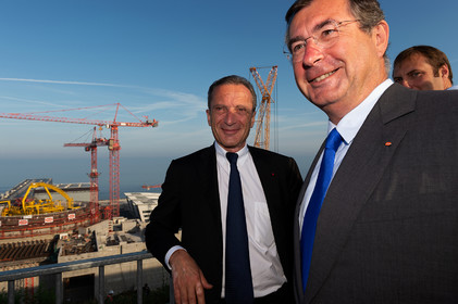 Reportages sur le site nucléaire EPR à Flamanville (Cotentin).