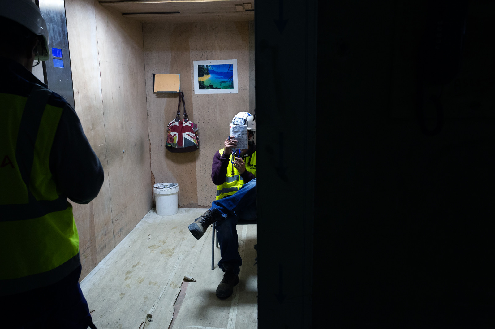 Reportages sur le site nucléaire EPR à Flamanville (Cotentin).