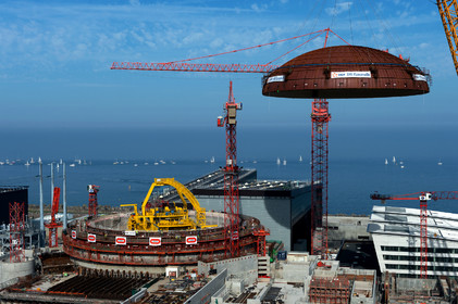Reportages sur le site nucléaire EPR à Flamanville (Cotentin).