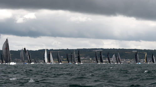 La Drheam Cup, grand prix de France de course au large, au départ de Cherbourg-en-Cotentin.