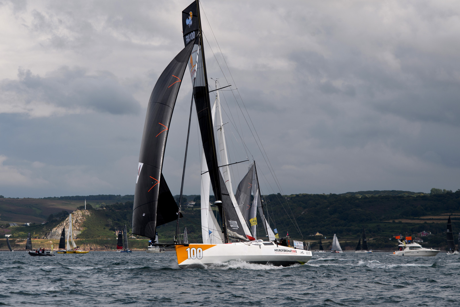 La Drheam Cup, grand prix de France de course au large, au départ de Cherbourg-en-Cotentin.