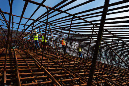 Reportages sur le site nucléaire EPR à Flamanville (Cotentin).