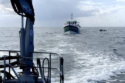 Le Géranium est entré en service en février 1997, et comme il est de tradition dans la gendarmerie, toutes les unités d'une même série portent des noms relevant d'une thématique unique (la Jonquille, la Violette et le Jasmin). L'identité professionnelle des gendarmes maritimes correspond à leur expertise d'enquêteurs et d'officiers de police judiciaire.