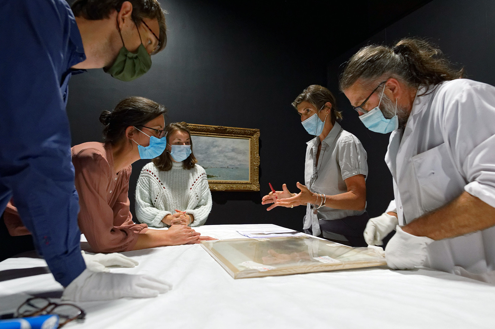 Une aquarelle de Berthe Morisot (1871) au musée Thomas Henry à Cherbourg-en-Cotentin