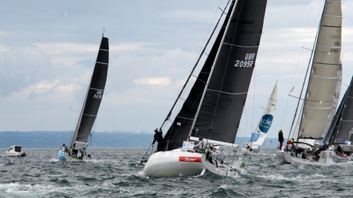 La Drheam Cup, grand prix de France de course au large, au départ de Cherbourg-en-Cotentin.