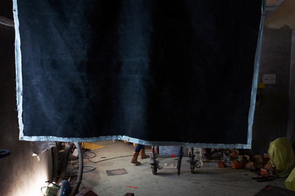 Reportages sur le site nucléaire EPR à Flamanville (Cotentin).