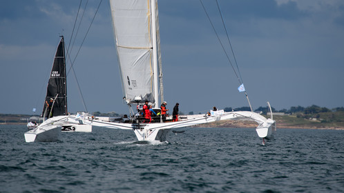 La Drheam Cup, grand prix de France de course au large, au départ de Cherbourg-en-Cotentin.