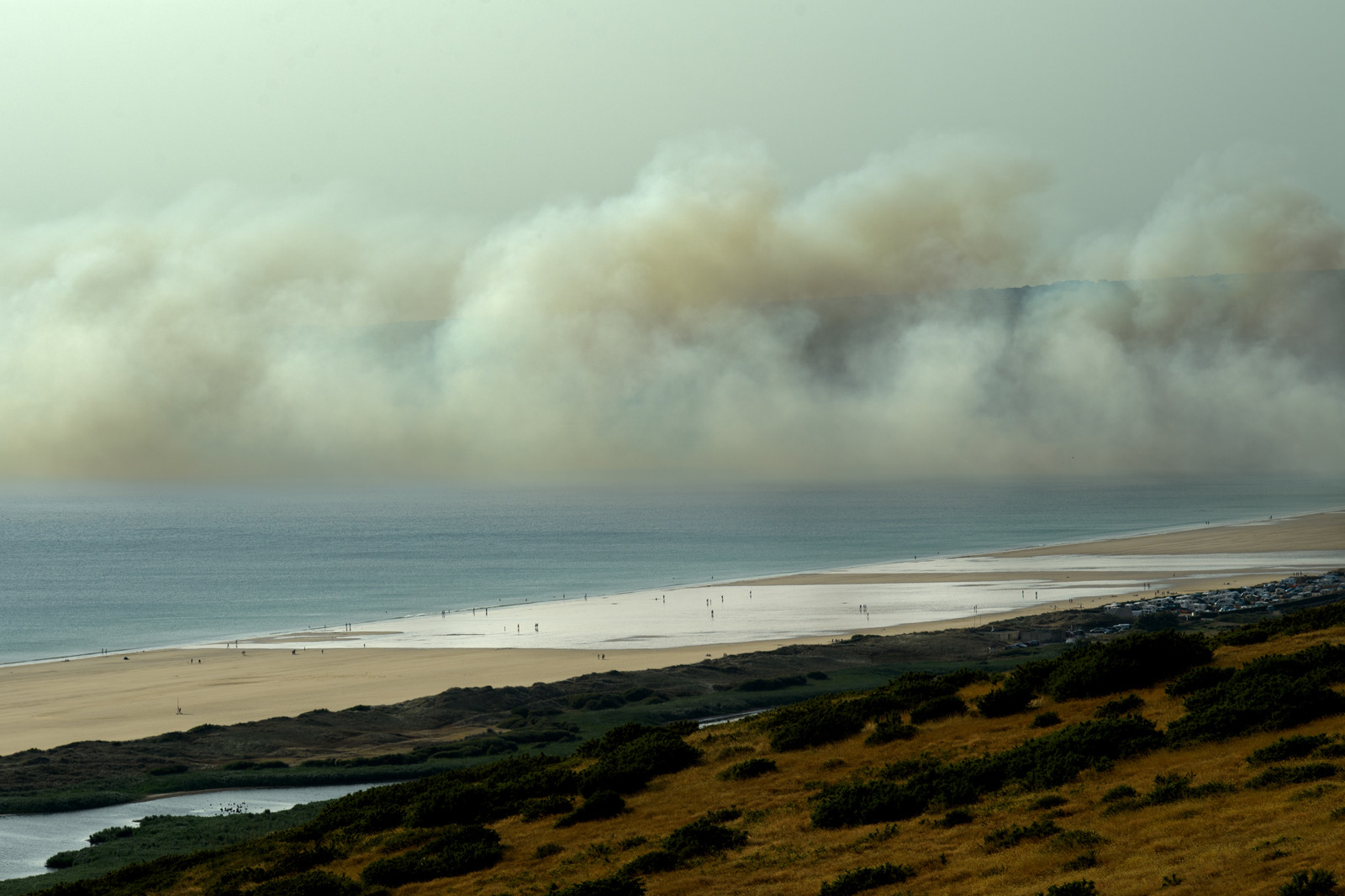 Incendie dans la Hague