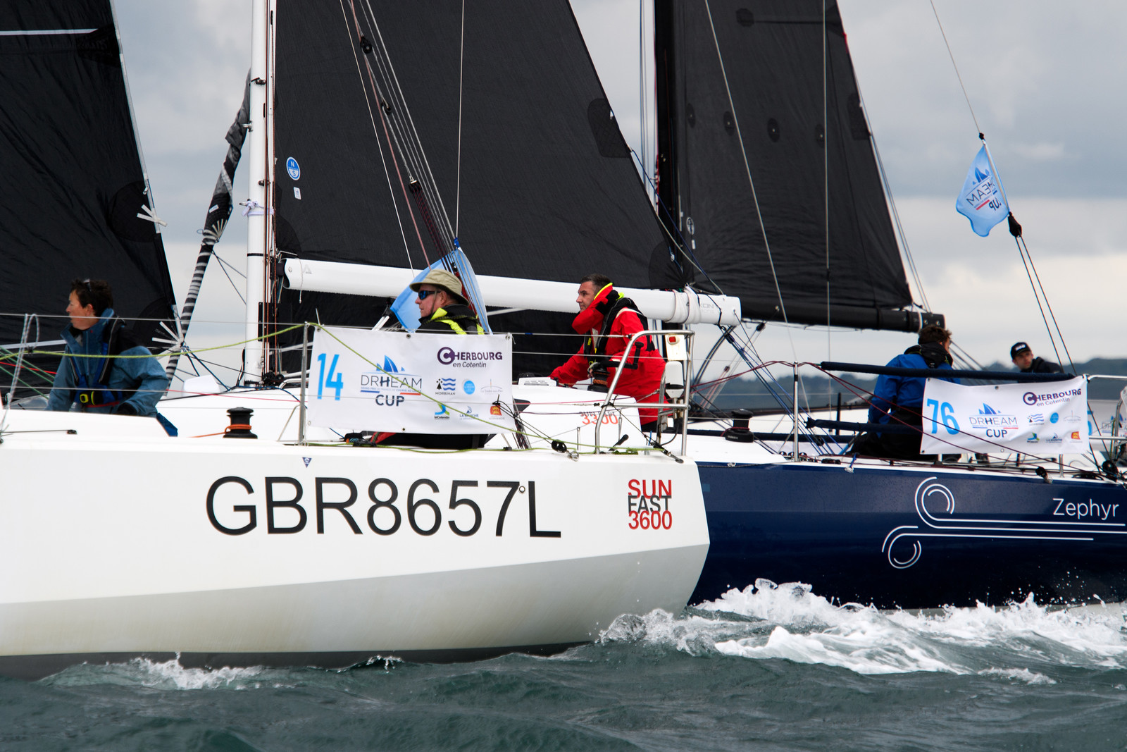 La Drheam Cup, grand prix de France de course au large, au départ de Cherbourg-en-Cotentin.